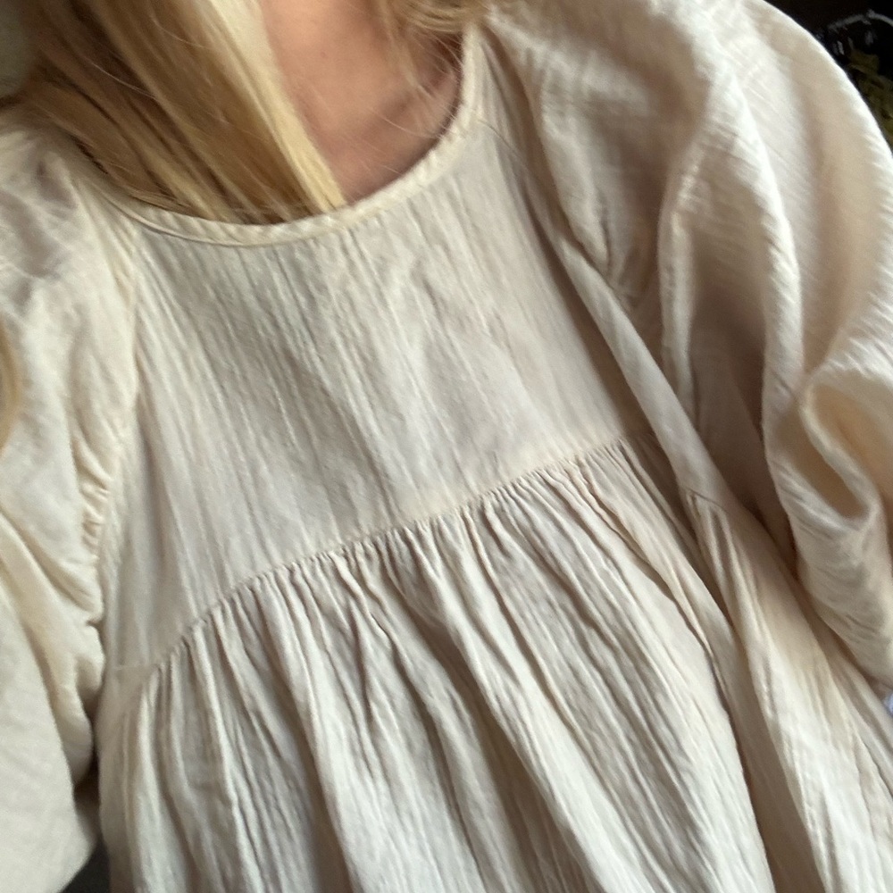 Atelier Delphine Mardi Cream Midi Dress - Picture 3 of 7
